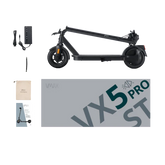 VMAX VX5 PRO ST E-Scooter Karton und Lieferumfang: Netzteil, Commuting Bag, Bedienungsanleitung